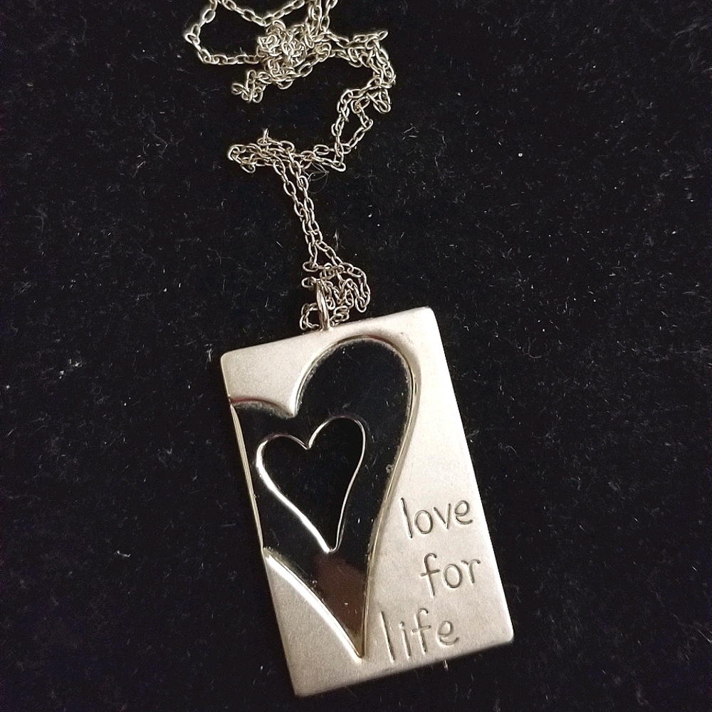 Silver LOVE Medallion